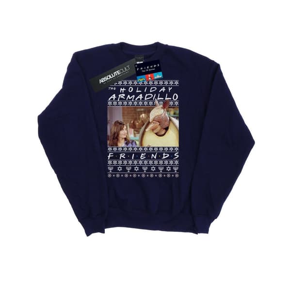 Friends Mens Fair Isle Holiday Armadillo Sweatshirt