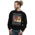 Miniatyrbilde 2 av 3: Friends Mens Fair Isle Holiday Armadillo Sweatshirt