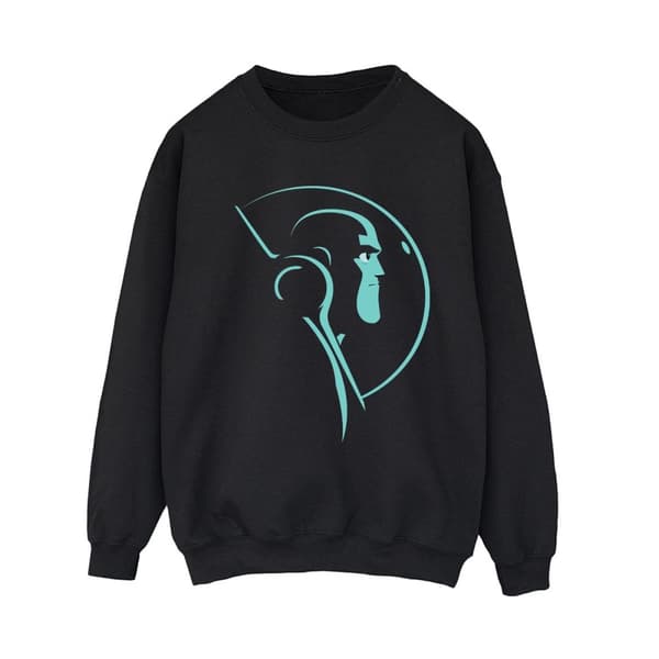Disney Dam/Tjej Lightyear Rymdhjälm Stare Sweatshirt