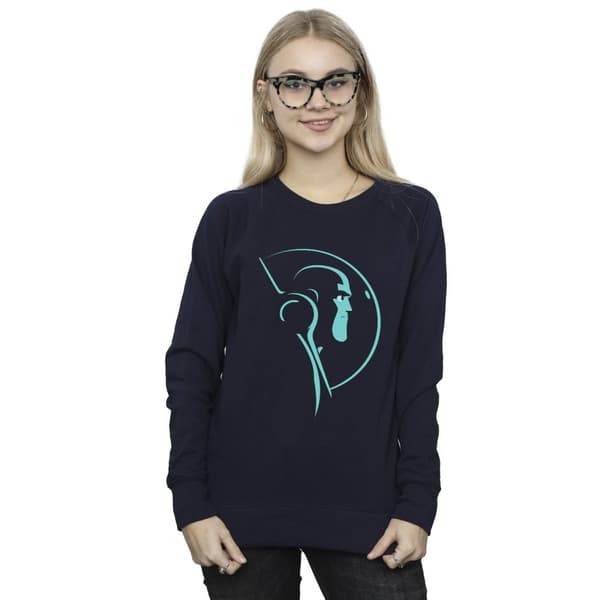 Disney Dam/Tjej Lightyear Rymdhjälm Stare Sweatshirt