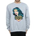Miniatyrbillede 3 af 5: DC Comics Mens Wonder Woman Head Sweatshirt