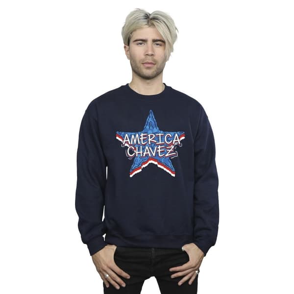 Marvel Mens Doctor Strange America Chavez Sweatshirt