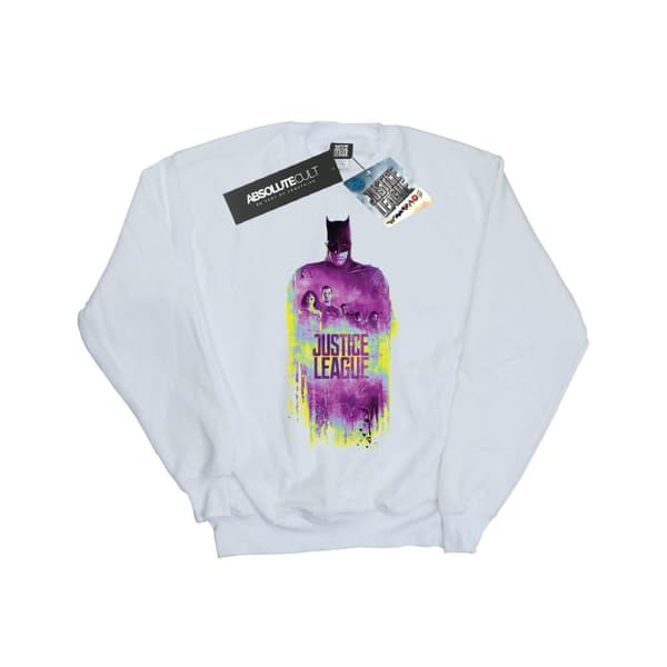 DC Comics Pojkar Justice League Movie Team Borstad Sweatshirt