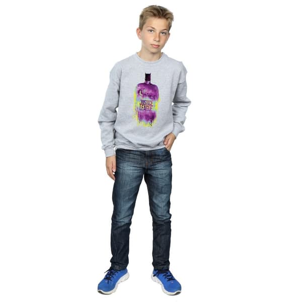DC Comics Pojkar Justice League Movie Team Borstad Sweatshirt