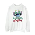 Miniatyrbild 1 av 3: Disney Lilo And Stitch - Sweatshirt med julgransskuggor för kvinnor/damer