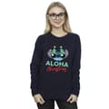 Miniatyrbild 3 av 4: Disney Lilo And Stitch - Sweatshirt med julgransskuggor för kvinnor/damer