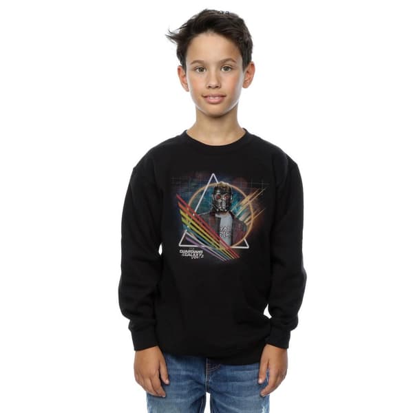 Marvel Boys Guardians Of The Galaxy Neon Star Lord Masked Sweatshirt