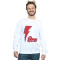 Miniatyrbillede 2 af 3: David Bowie Mens Red Bolt Sweatshirt