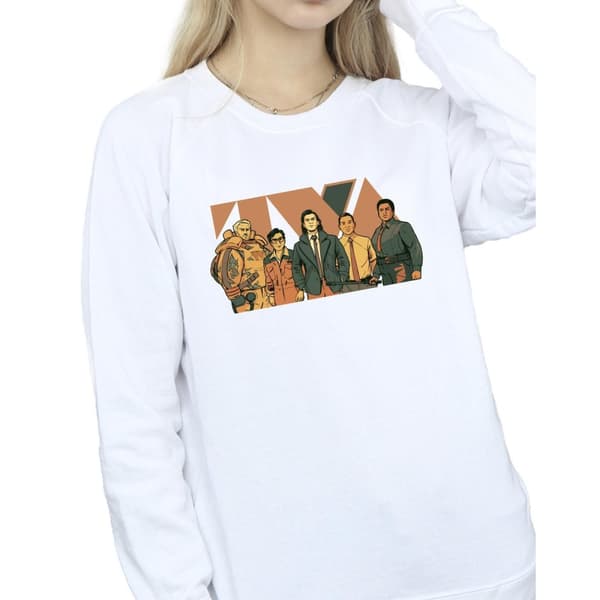 Marvel Dam/Tjej Loki TVA Group Sweatshirt