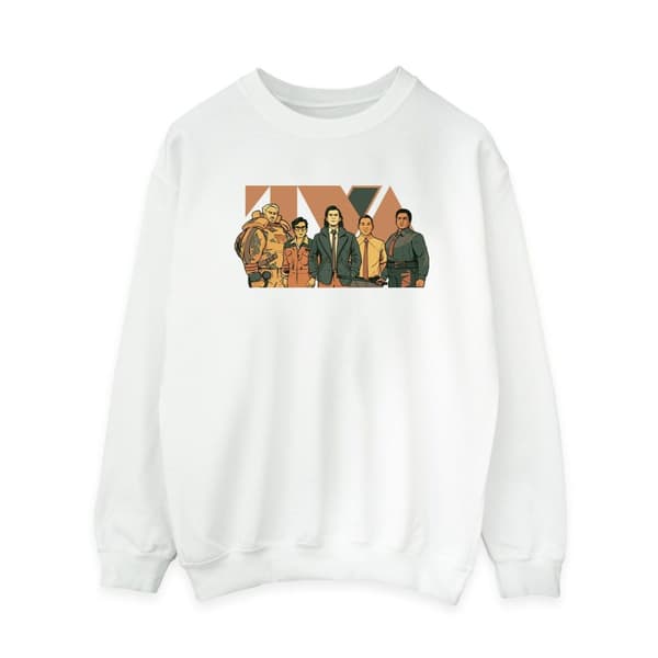 Marvel Dam/Tjej Loki TVA Group Sweatshirt