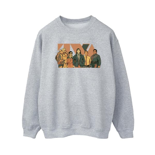 Marvel Dam/Tjej Loki TVA Group Sweatshirt