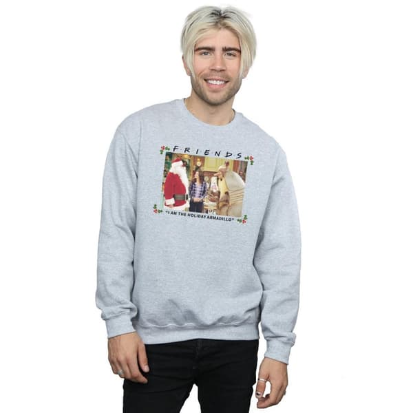 Friends Mens I Am The Holiday Armadillo Sweatshirt