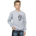 Miniatyrbild 2 av 3: DC Comics Sweatshirt med ikoner på bröstet från Justice League för pojkar