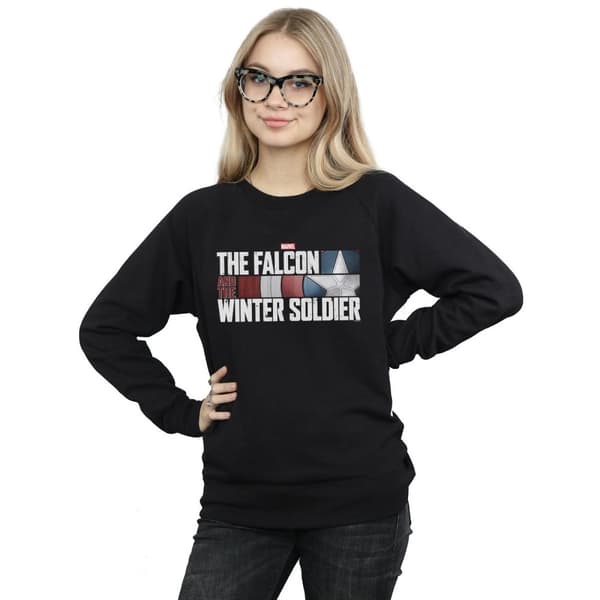 Marvel The Falcon And The Winter Soldier - Sweatshirt med logotyp, dam/dam