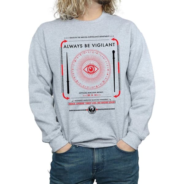 Fantastic Beasts Sweatshirt Always Be Vigilant för herrar
