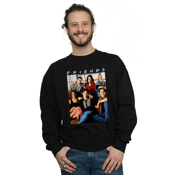 Friends Sweatshirt med fönster för gruppfoto