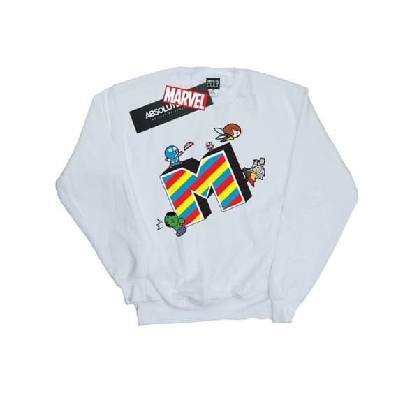 Marvel Girls Kawaii M Is For Marvel Sweatshirt