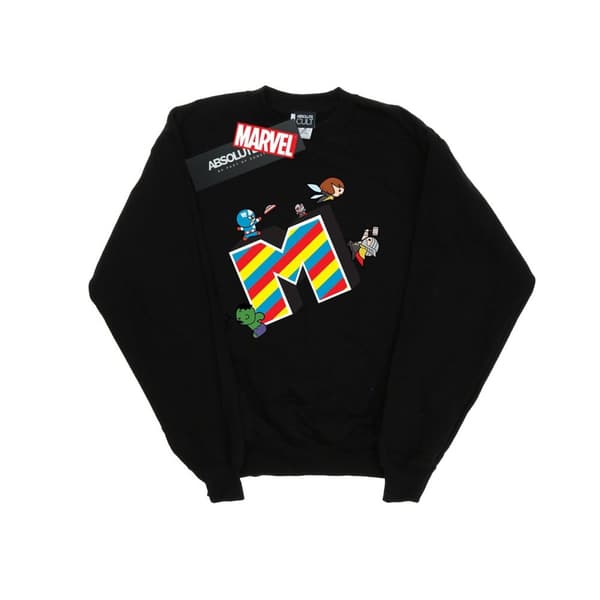 Marvel Girls Kawaii M Is For Marvel Sweatshirt