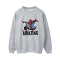 Miniatyrbild 1 av 4: Marvel Dam/Tjej Spider-Man Amazing Sweatshirt