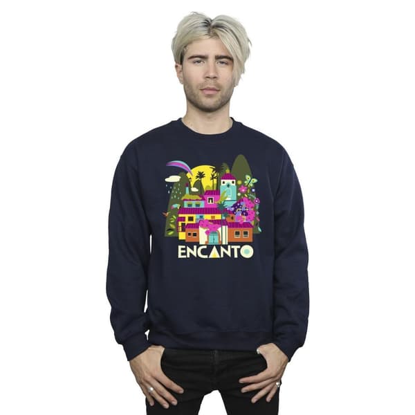 Disney Mens Encanto - Sweatshirt med många hus