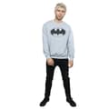 Miniatyrbilde 4 av 5: DC Comics Mens Batman One Colour Logo Sweatshirt