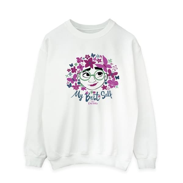 Disney Mens Encanto My Best Self Sweatshirt White M