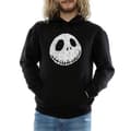 Miniatyrbilde 3 av 5: Disney Mens Nightmare Before Christmas Jack Cracked Face Hoodie
