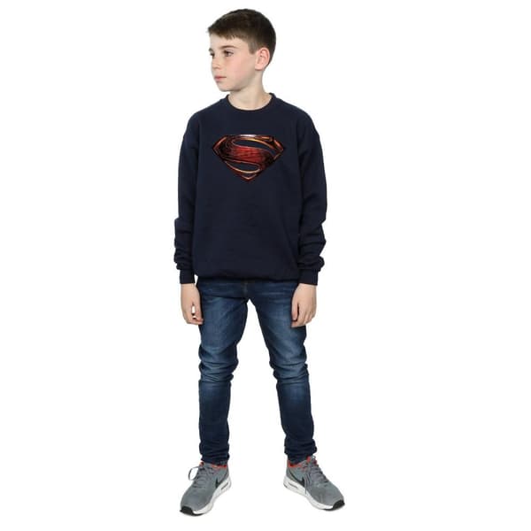 DC Comics Boys Justice League Movie Superman Emblem Sweatshirt