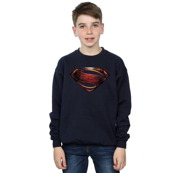 DC Comics Boys Justice League Movie Superman Emblem Sweatshirt