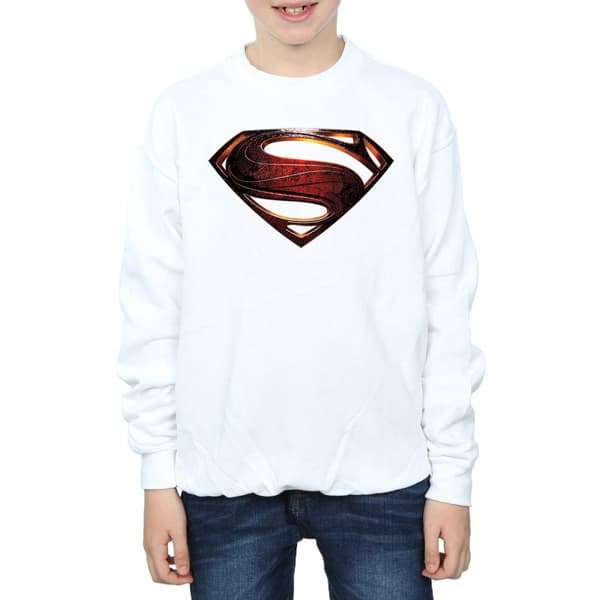 DC Comics Boys Justice League Movie Superman Emblem Sweatshirt