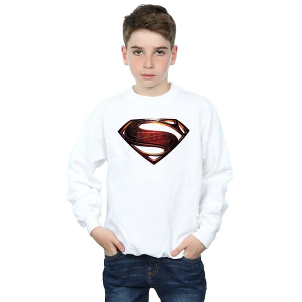 DC Comics Boys Justice League Movie Superman Emblem Sweatshirt
