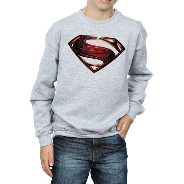 DC Comics Boys Justice League Movie Superman Emblem Sweatshirt