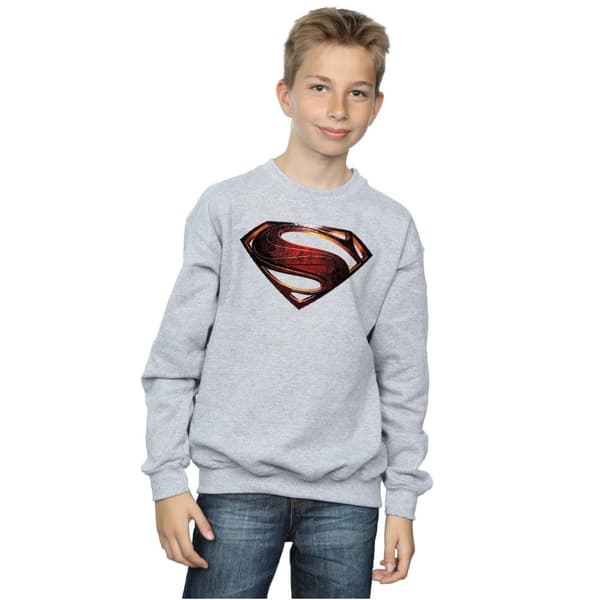 DC Comics Boys Justice League Movie Superman Emblem Sweatshirt