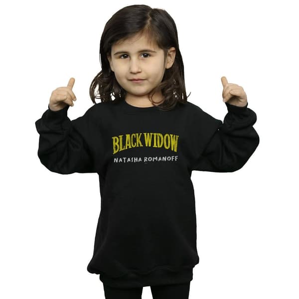 Marvel Girls Black Widow AKA Natasha Romanoff Sweatshirt