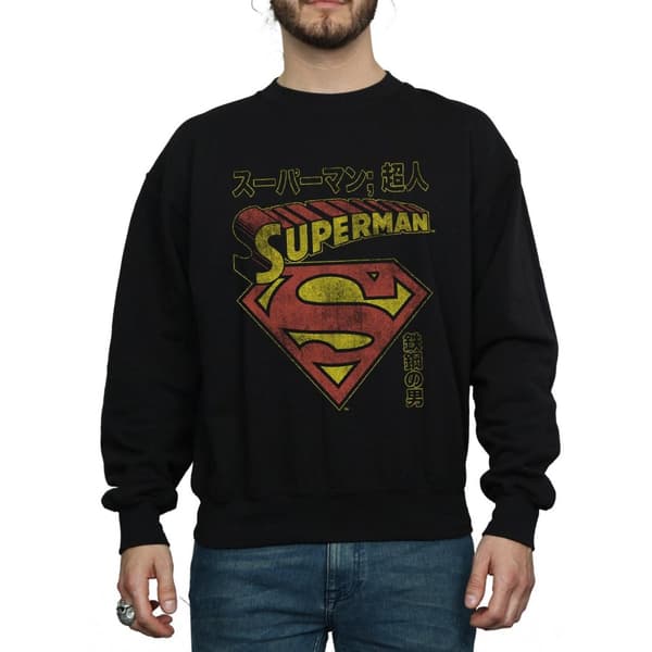 DC Comics Mens Superman Shield Sweatshirt