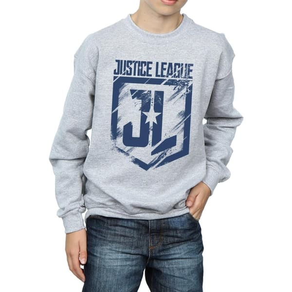 DC Comics Pojkar Justice League Movie Indigo Logo Sweatshirt