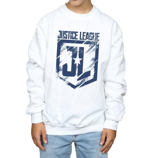 DC Comics Pojkar Justice League Movie Indigo Logo Sweatshirt