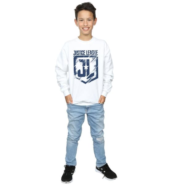 DC Comics Pojkar Justice League Movie Indigo Logo Sweatshirt