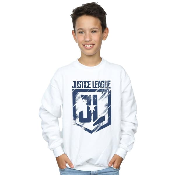 DC Comics Pojkar Justice League Movie Indigo Logo Sweatshirt