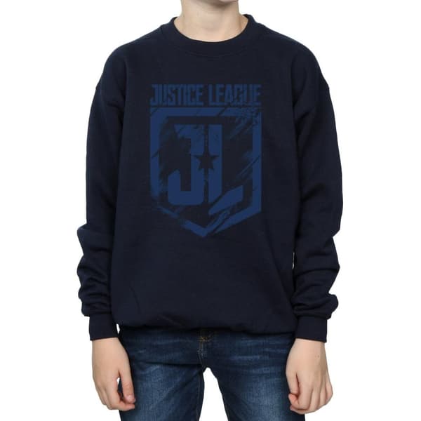 DC Comics Pojkar Justice League Movie Indigo Logo Sweatshirt