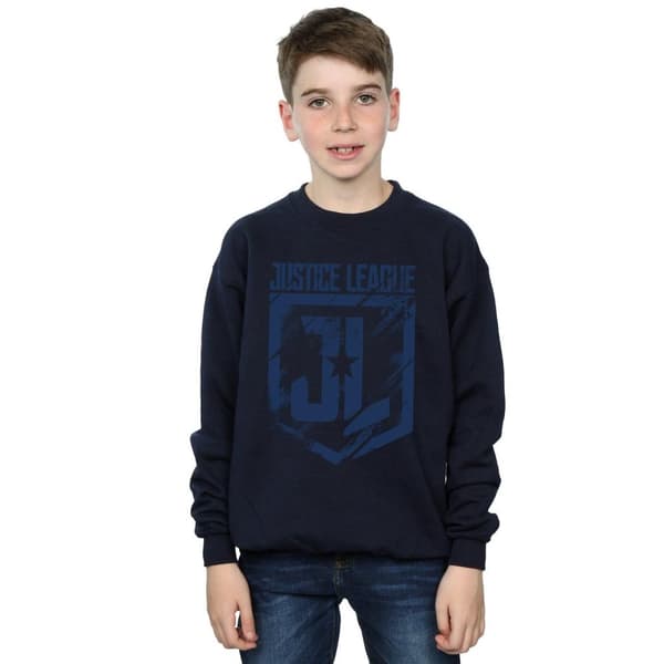 DC Comics Pojkar Justice League Movie Indigo Logo Sweatshirt
