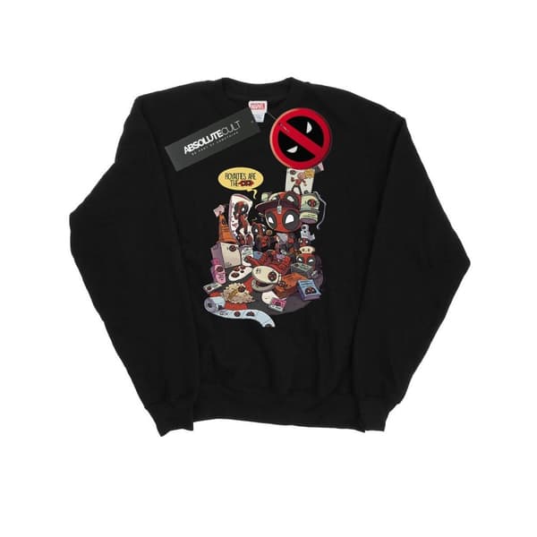 Marvel Mens Deadpool Merchandise Royalties Sweatshirt