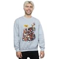 Miniatyrbillede 2 af 5: Marvel Mens Deadpool Merchandise Royalties Sweatshirt