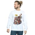 Miniatyrbilde 2 av 5: Marvel Mens Deadpool Merchandise Royalties Sweatshirt