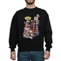 Miniatyrbillede 3 af 5: Marvel Mens Deadpool Merchandise Royalties Sweatshirt