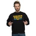 Miniatyrbilde 2 av 5: DC Comics Mens Wonder Woman Text Logo Sweatshirt