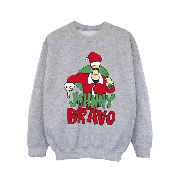 Johnny Bravo Girls Johnny Christmas Sweatshirt