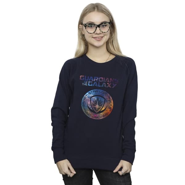 Marvel Dam/Tjej Guardians Of The Galaxy Stars Fill Logo Sweatshirt