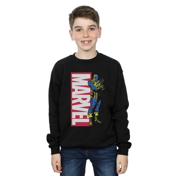 Marvel Boys Iron Man Pop Profile Sweatshirt