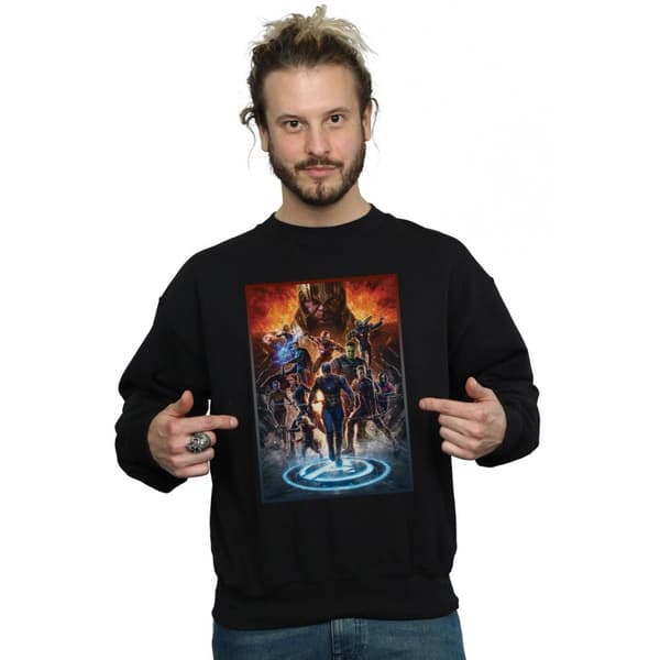 Marvel Mens Avengers Endgame Heroes At War Sweatshirt